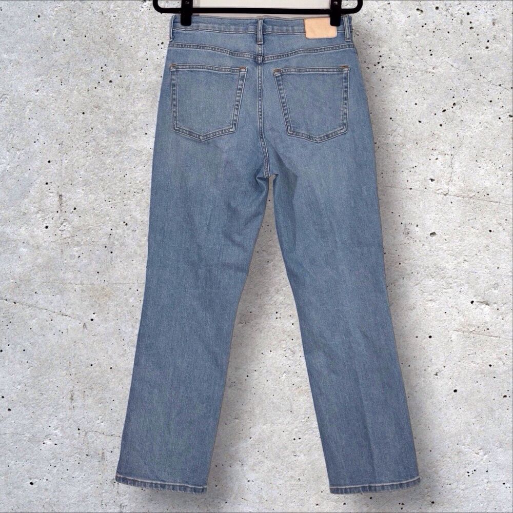 Everlane Cheeky Bootcut Jeans Women’s Size 29 Reg Light Wash 29x28.5 High Rise - Picture 4 of 8